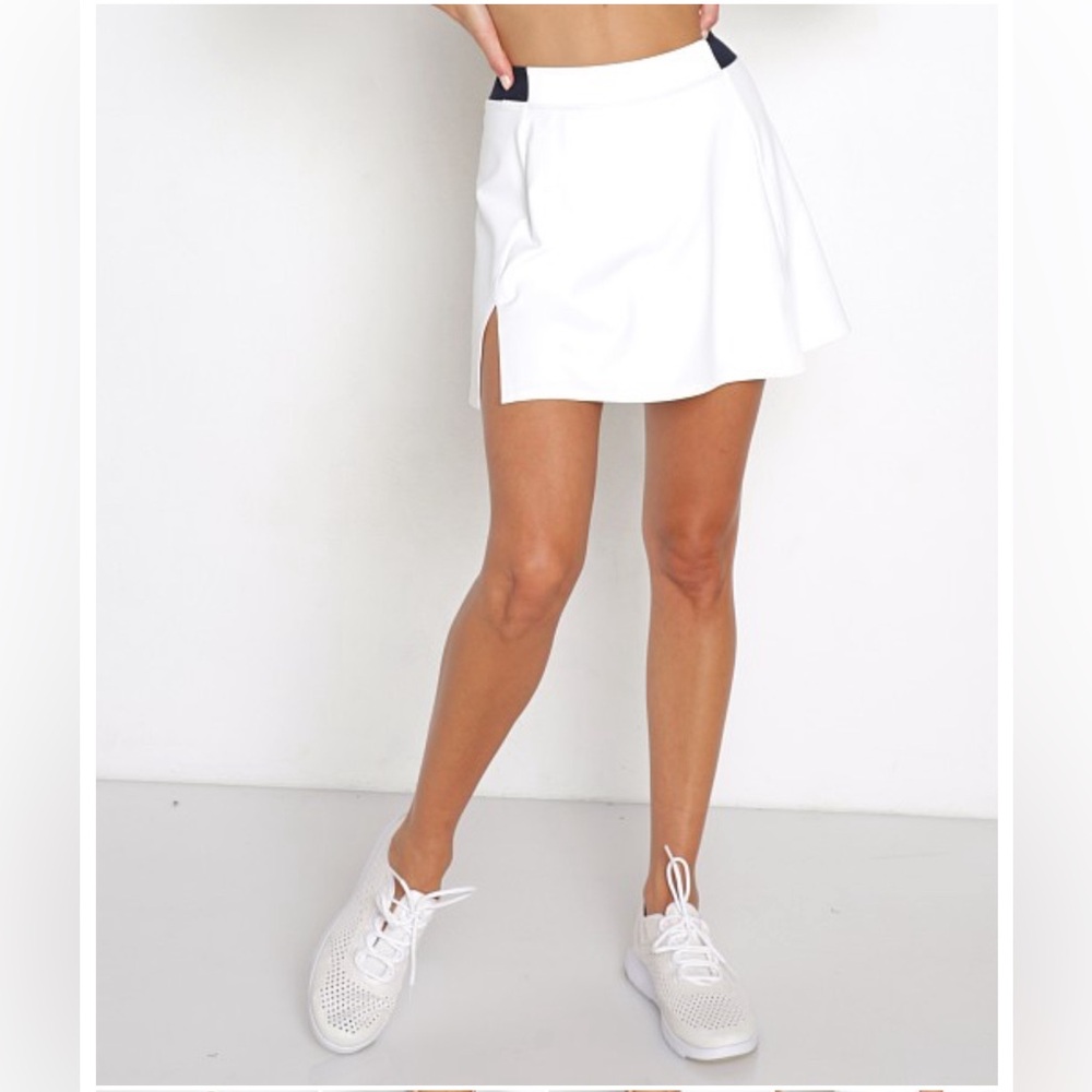 Splits59 Blake Regular Rise Techflex Skort Off White Indigo